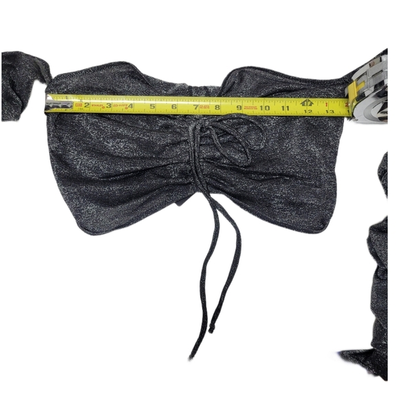 Poster G RL Shimmer Off-Shoulder Halter Top - Picture 5 of 7